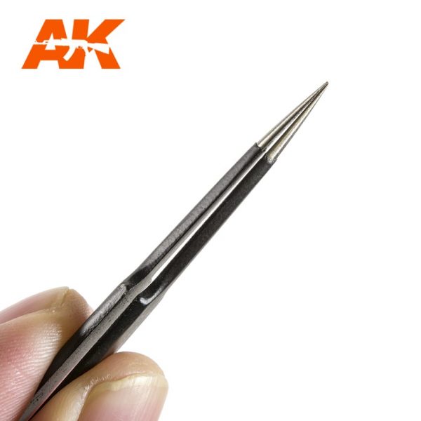 AK Interactive Precise Straight Tweezers AKI 9008