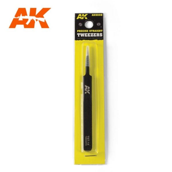 AK Interactive Precise Straight Tweezers AKI 9008