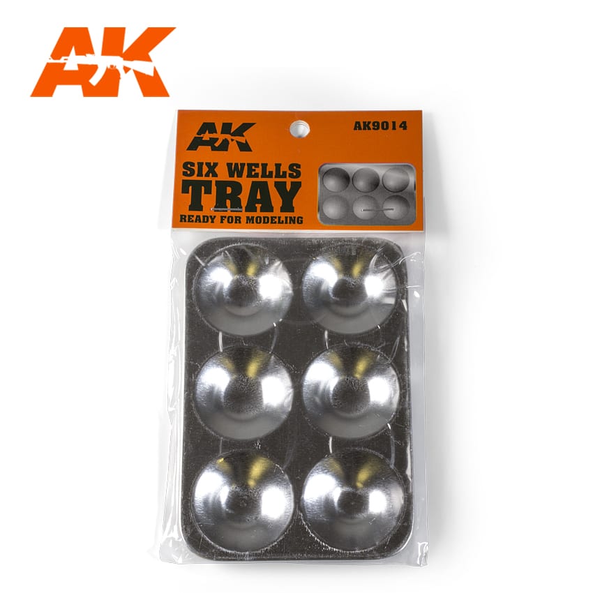 AK Interactive Six Wells Tray AKI 9014