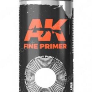 AK Interactive Spray Can Fine Primer Grey AKI 1041