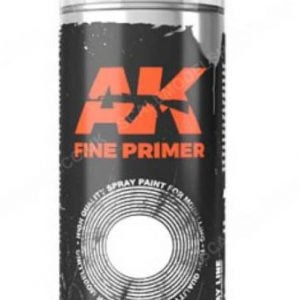 AK Interactive Spray Can Fine Primer White AKI 1042