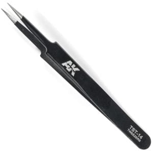 AK Interactive Precise Straight Tweezers AKI 9008