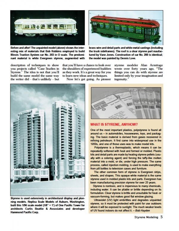 Evergreen How To Styrene Modeling EVE 14