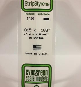 3 199 Evergreen Strips .250x.250 