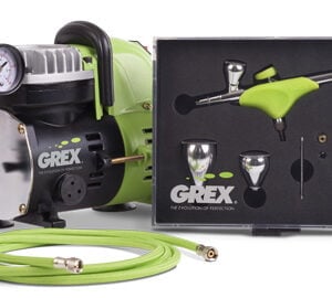 Grex GCK05 Airbrush Combo Kit with Genesis.XGi AC1810-A Compressor Accessories