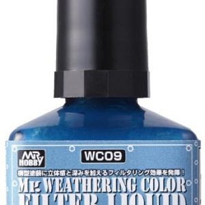 Mr Weathering Color Filter Liquid Shade Blue WC09