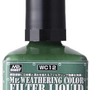 Mr Weathering Color Filter Liquid Shade Face Green WC12