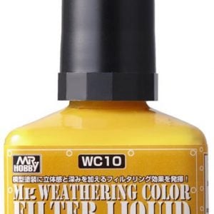 Mr Weathering Color Filter Liquid Shade Spot Yellow WC10