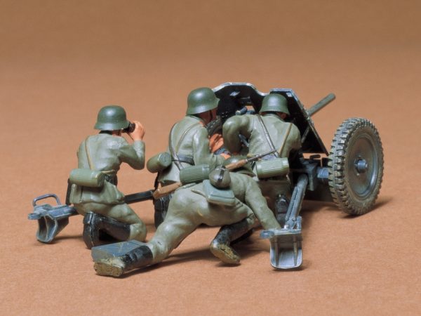 Tamiya German 37Mm Anti-Tank Gun Kit 1/35 Scale 35035