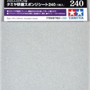 Tamiya Sanding Sponge Sheet 240 Grit 87162