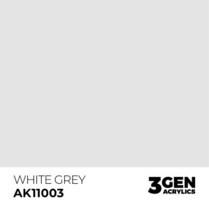 AK Interactive Acrylic White Grey Standard 11003