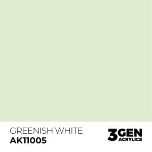 AK Interactive Acrylic Greenish White Standard 11005