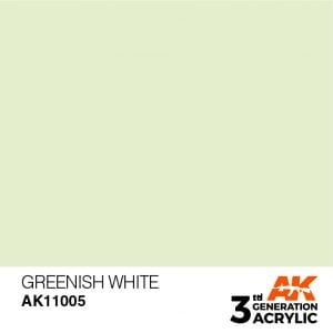 AK Interactive Acrylic Greenish White Standard 11005