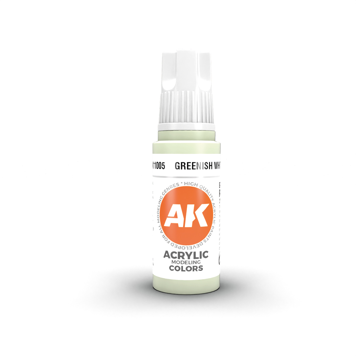 AK Interactive Acrylic Greenish White Standard 11005