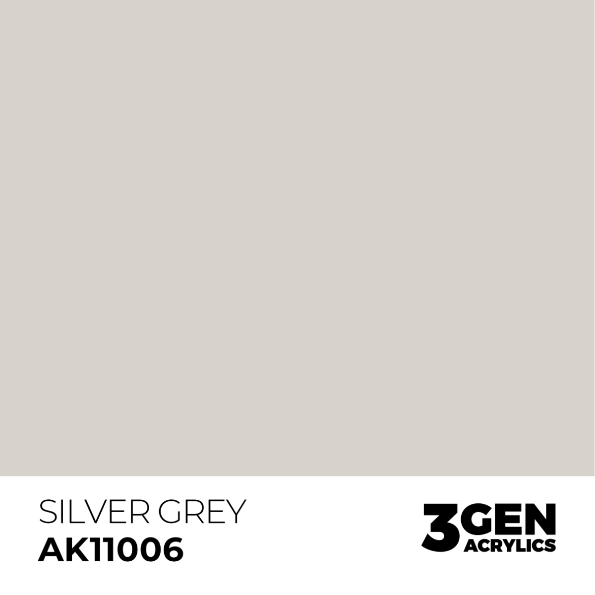 AK Interactive Acrylic Silver Grey Standard 11006