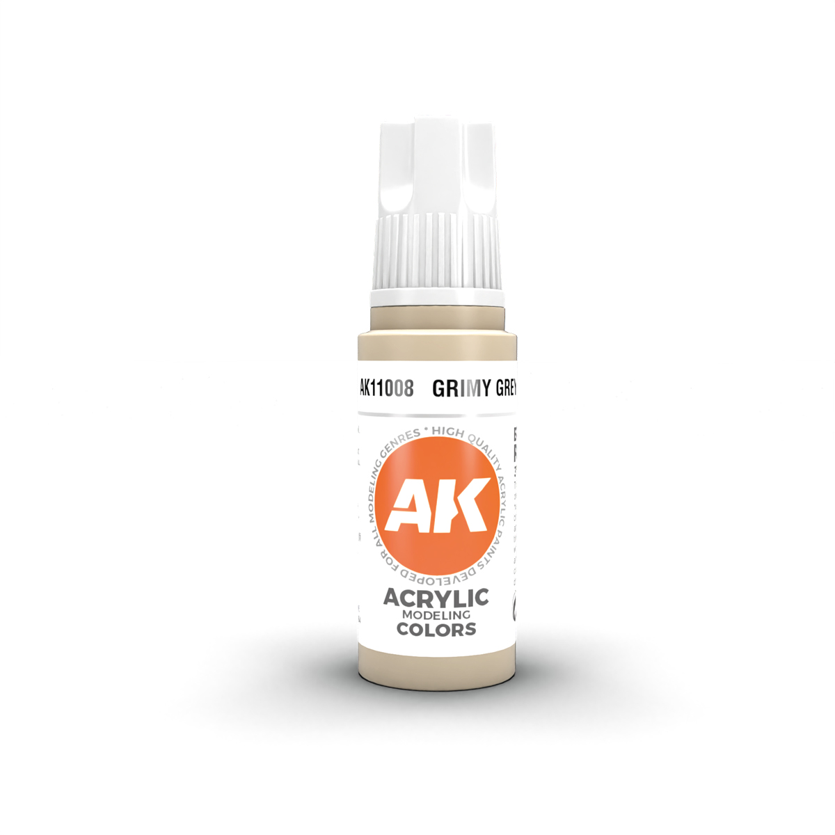 AK Interactive Acrylic Grimy Grey Standard 11008