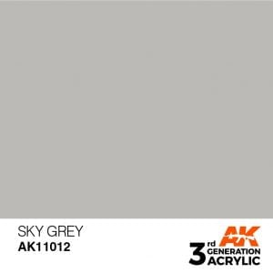 AK Interactive Acrylic Sky Grey Standard 11012