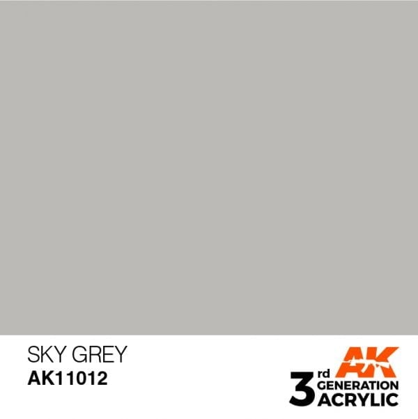 AK Interactive Acrylic Sky Grey Standard 11012