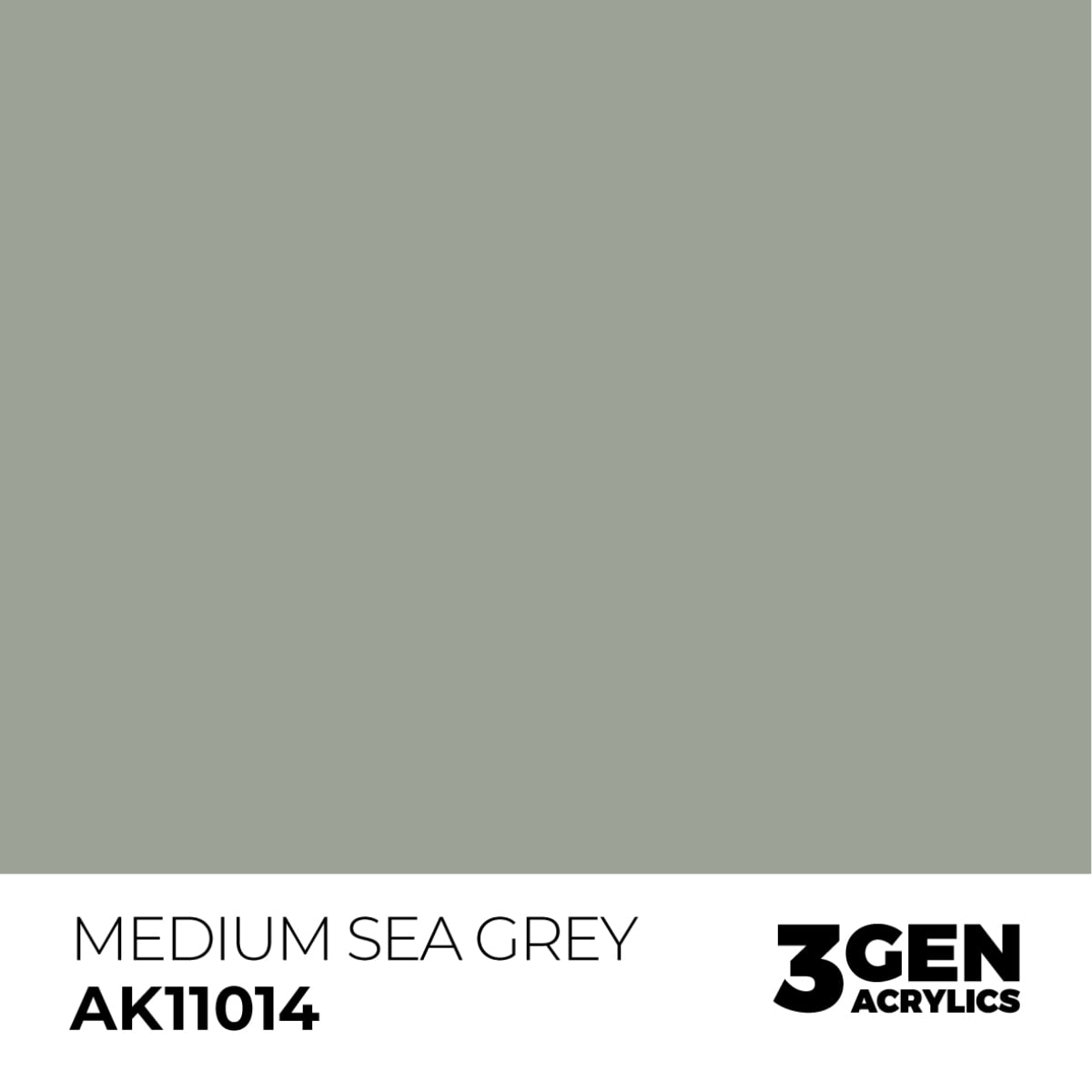 AK Interactive Acrylic Medium Sea Grey Standard 11014