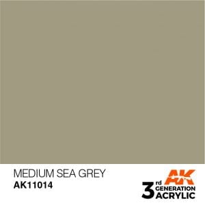 AK Interactive Acrylic Medium Sea Grey Standard 11014