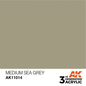 AK Interactive Acrylic Medium Sea Grey Standard 11014