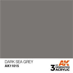 AK Interactive Acrylic Dark Sea Grey Standard 11015