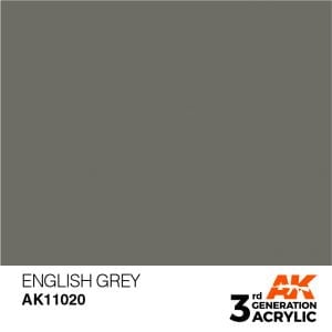 AK Interactive Acrylic English Grey Standard 11020