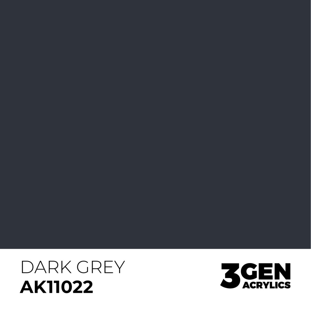 AK Interactive Acrylic Dark Grey Standard 11022