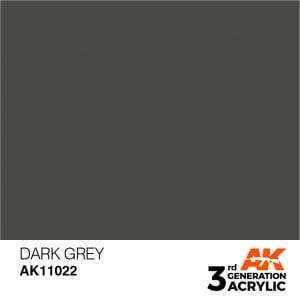 AK Interactive Acrylic Dark Grey Standard 11022