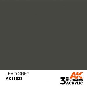 AK Interactive Acrylic Lead Grey Standard 11023