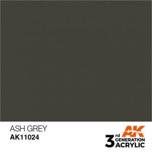 AK Interactive Acrylic Ash Grey Standard 11024