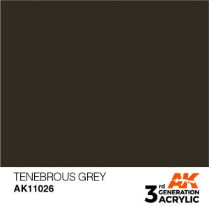 AK Interactive Acrylic Tenebrous Grey Standard 11026