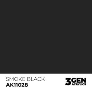 AK Interactive Acrylic Smoke Black Standard 11028