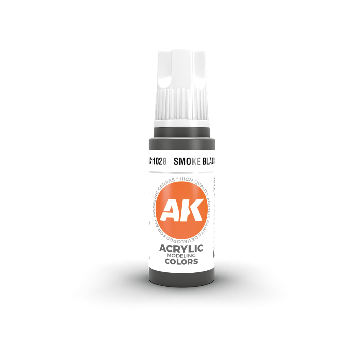 AK Interactive Acrylic Smoke Black Standard 11028