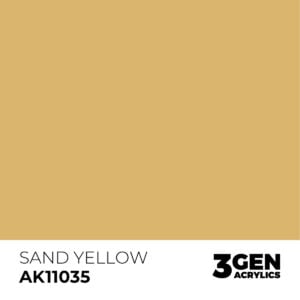 AK Interactive Acrylic Sand Yellow Standard 11035