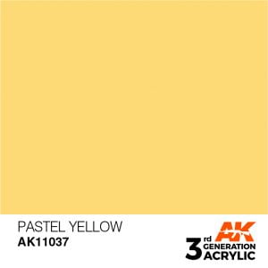 AK Interactive Acrylic Yellow Pastel 11037