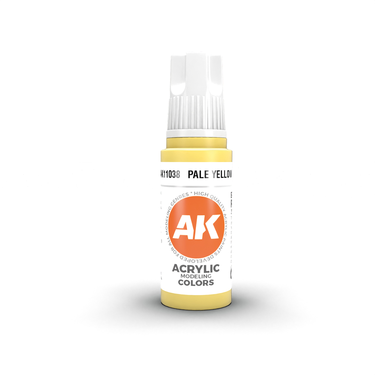 AK Interactive Acrylic Pale Yellow Standard 11038