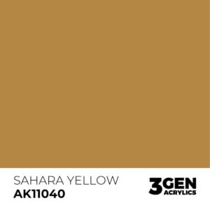 AK Interactive Acrylic Sahara Yellow Standard 11040