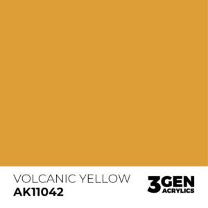 AK Interactive Acrylic Volcanic Yellow Standard 11042