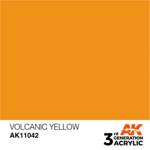 AK Interactive Acrylic Volcanic Yellow Standard 11042