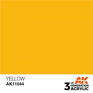 AK Interactive Acrylic Yellow Standard 11044