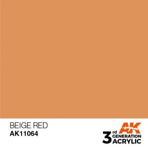 AK Interactive Acrylic Beige Red Standard 11064