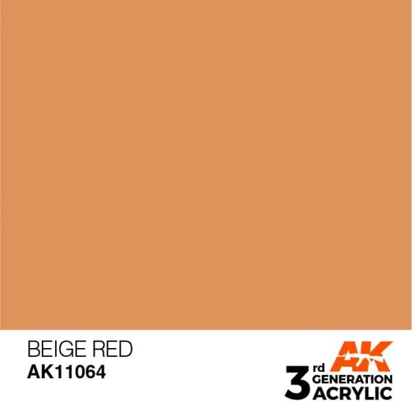 AK Interactive Acrylique Beige Rouge Standard 11064