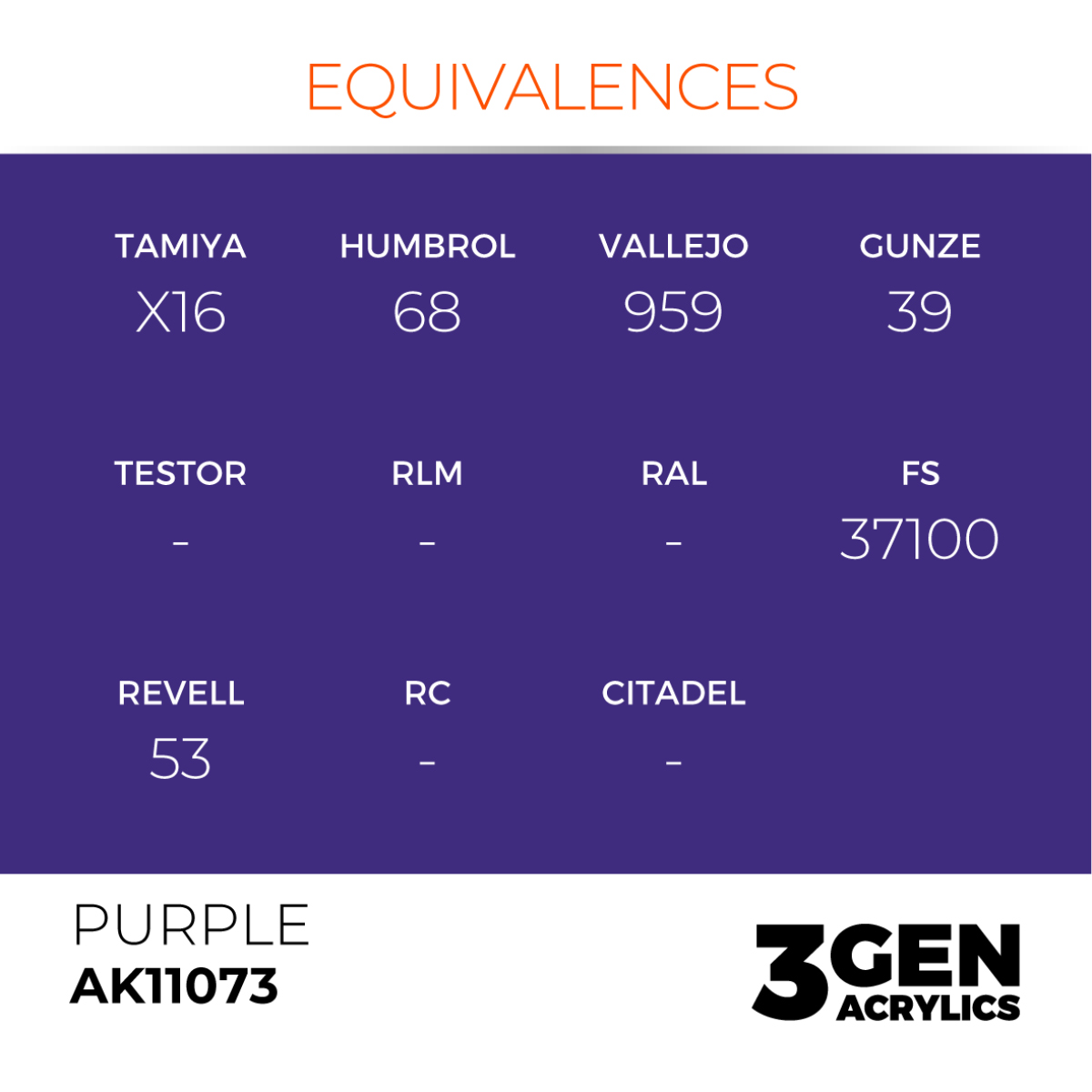 AK Interactive Acrylic Purple Standard 11073