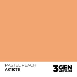 AK Interactive Acrylic Pastel Peach Pastel 11076