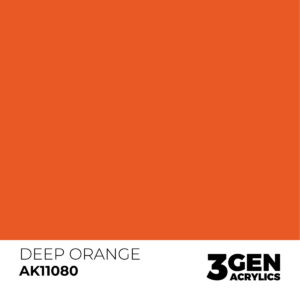 AK Interactive Acrylic Deep Orange Intense 11080