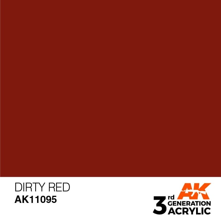 ●DIRTY RED AK Interactive Acrylic Dirty Red Standard 11095 • Canada's