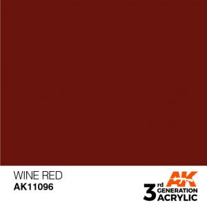 AK Interactive Acrylic Wine Red Standard 11096