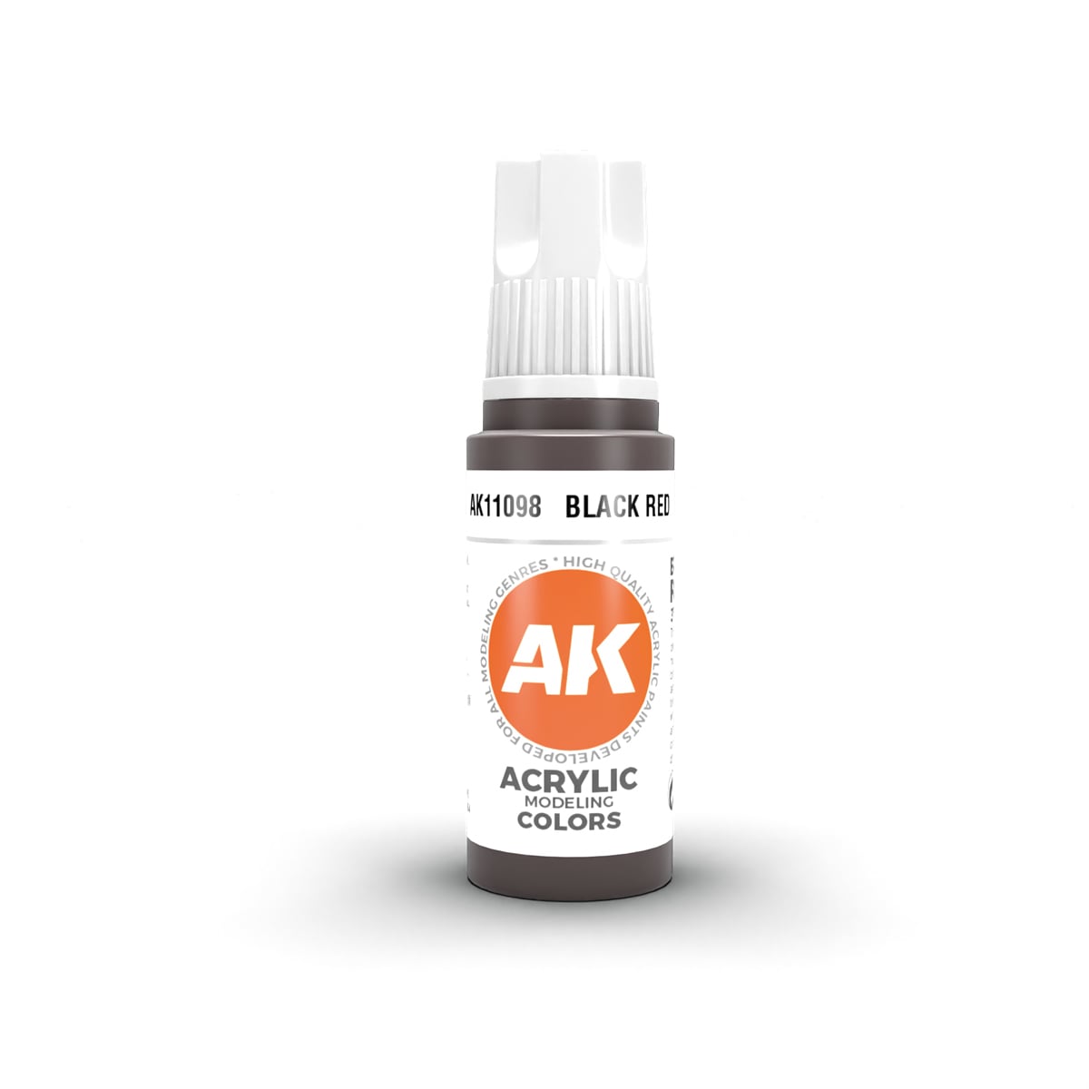 AK Interactive Acrylic Black Red Standard 11098