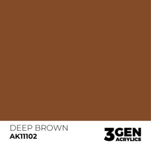 AK Interactive Acrylic Deep Brown Intense 11102